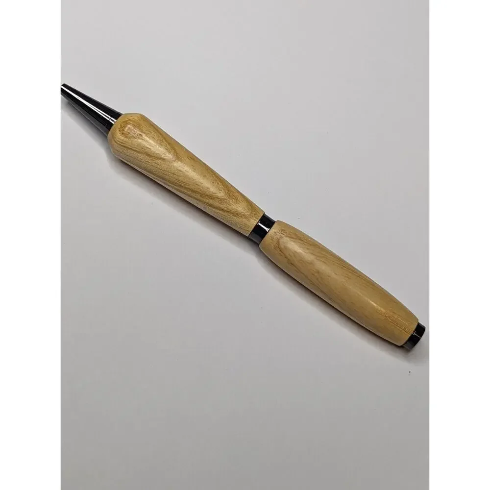 Slimline Twist Pen Gun Metal Finish Pine Body Hand‎ Turned Pen